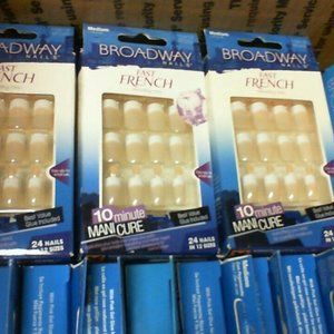 28 boxes Broadway False Nails Fast French